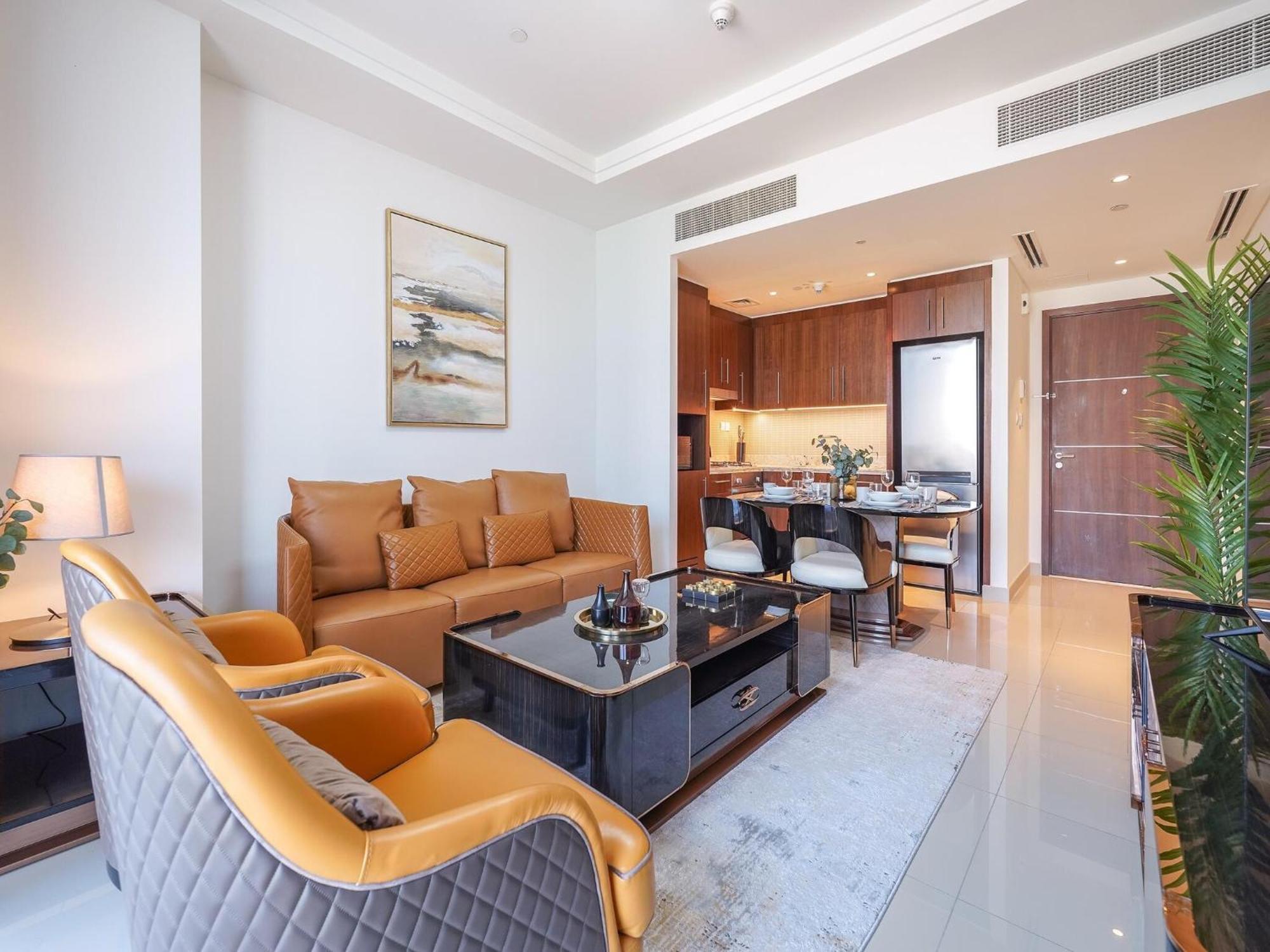Luxurious Stylish Apartments Across Dubai Mall Burj Khalifa City Views Exteriör bild