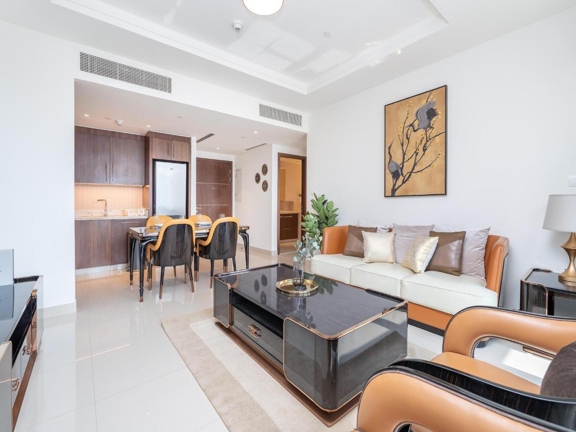 Luxurious Stylish Apartments Across Dubai Mall Burj Khalifa City Views Exteriör bild