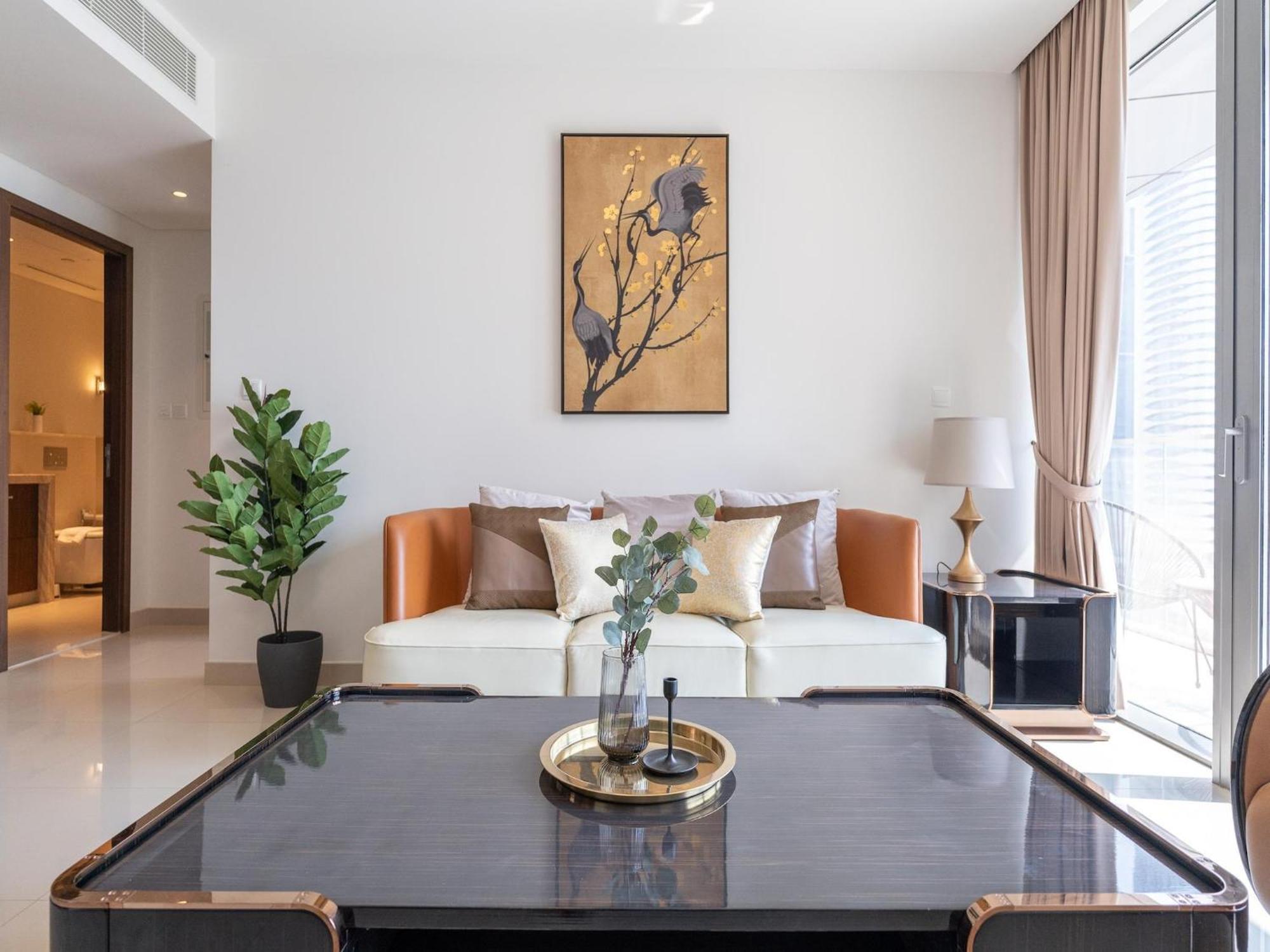 Luxurious Stylish Apartments Across Dubai Mall Burj Khalifa City Views Exteriör bild