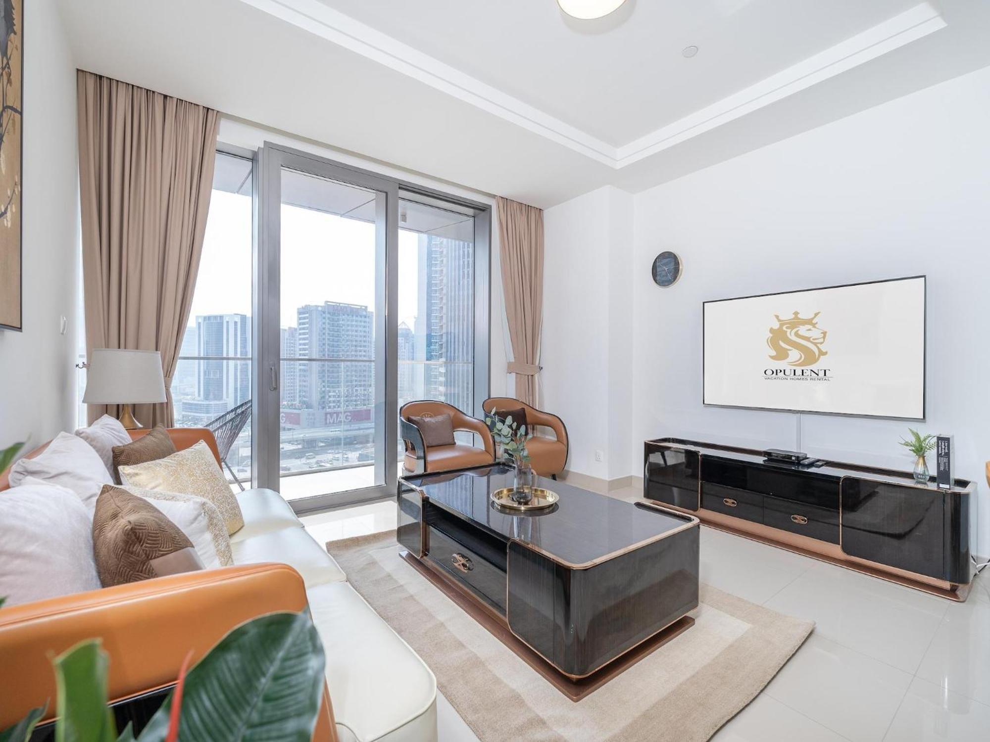 Luxurious Stylish Apartments Across Dubai Mall Burj Khalifa City Views Exteriör bild