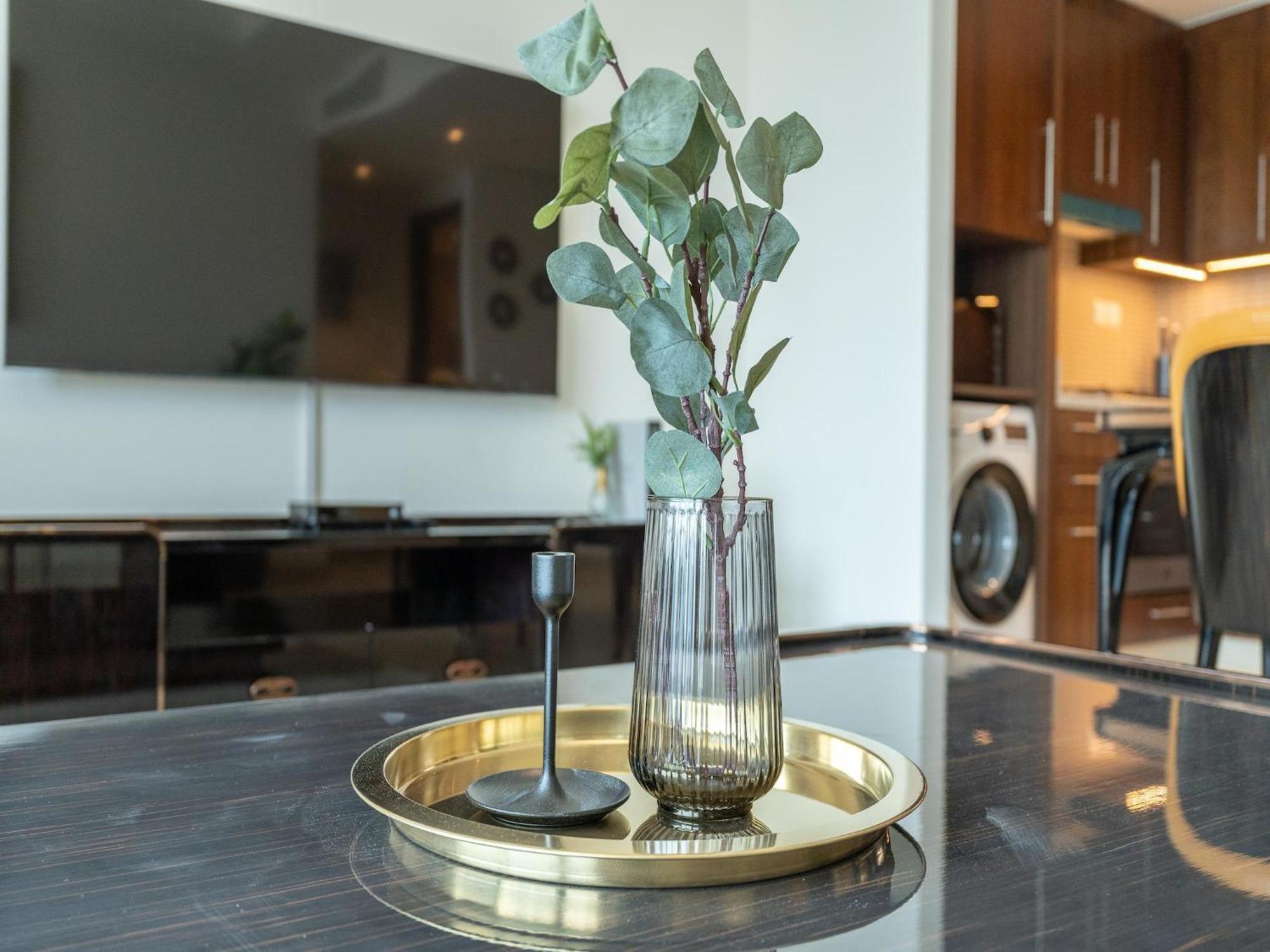 Luxurious Stylish Apartments Across Dubai Mall Burj Khalifa City Views Exteriör bild