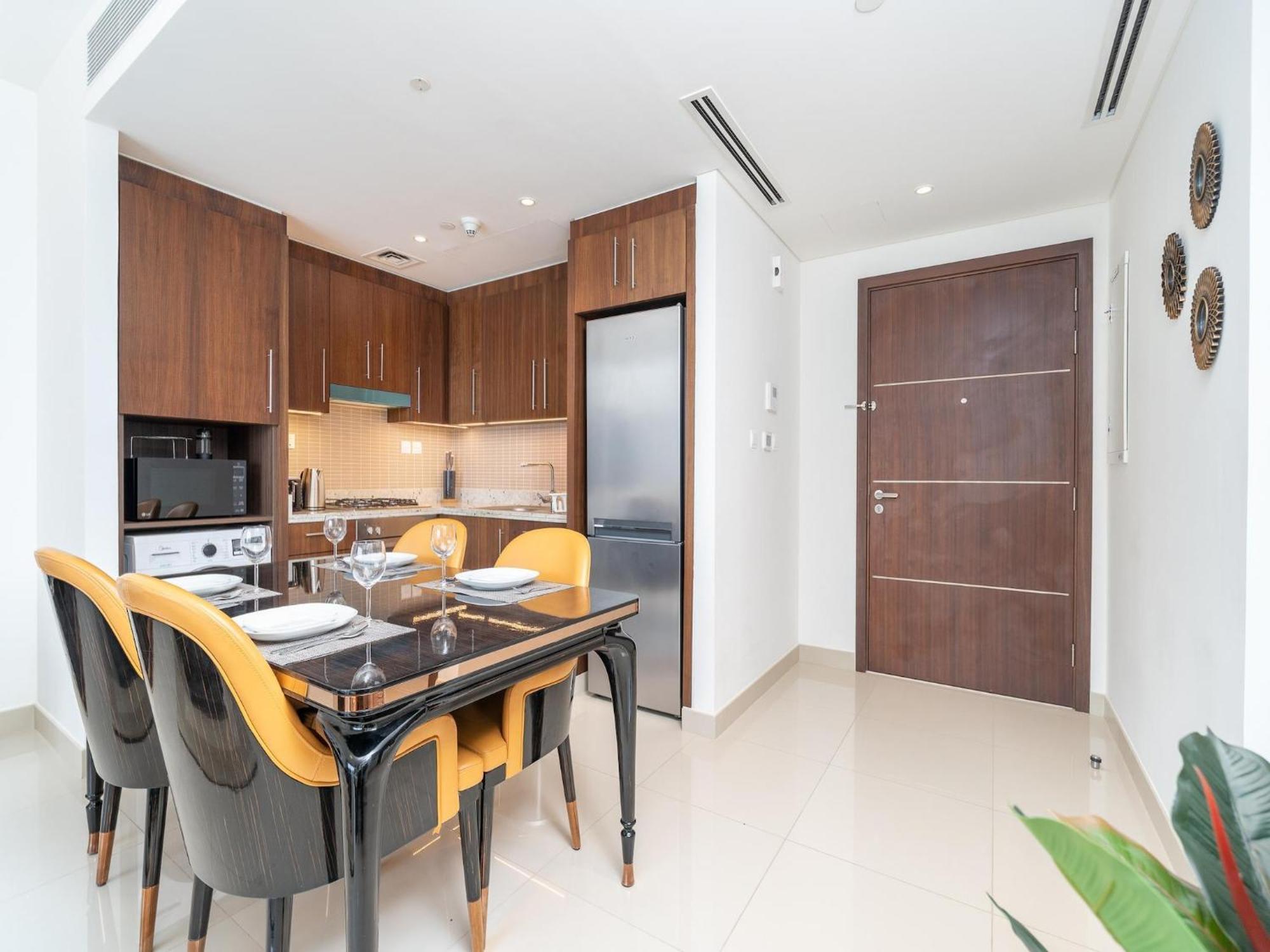Luxurious Stylish Apartments Across Dubai Mall Burj Khalifa City Views Exteriör bild